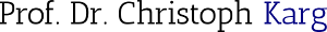 Prof. Dr. Christoph Karg Logo